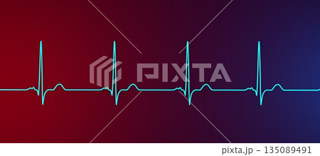 P-mitrale, 3D illustration P-mitrale, 3D illustration 135089491