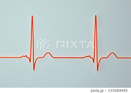 P-mitrale, 3D illustration P-mitrale, 3D illustration 135089495