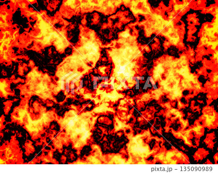 炎が渦巻く抽象的な背景 炎が渦巻く抽象的な背景 135090989