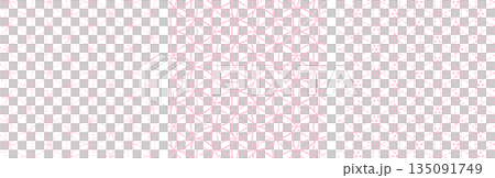 Set of six overlapping circular geometric line patterns 135091749