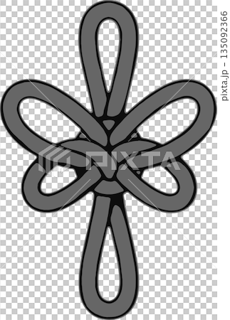 Delicate Traditional Korean Knot Art with Intricate Handmade Craftsmanship and Cultural Symbolism 135092366