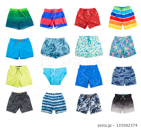 Collage of different shorts for boys 135092374