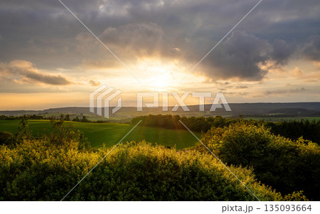 Eifel landscape, Rhineland-Palatinate, Germany 135093664