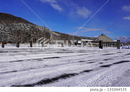 雪のいわみざわ公園の駐車場 雪のいわみざわ公園の駐車場 135094535