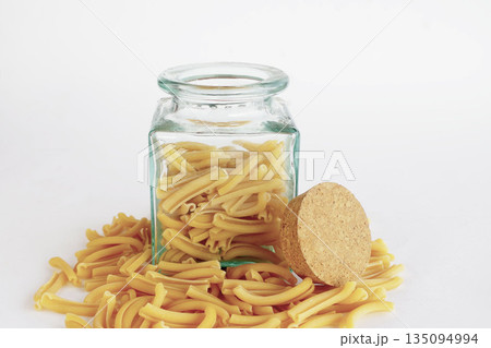ショートパスタ マカロニ パスタ 輸入食材　保存容器　コルク 135094994
