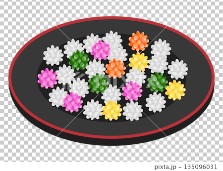 金平糖のイラスト 135096031