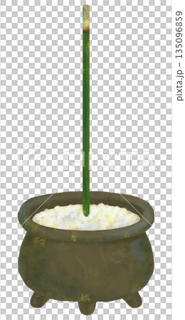 香和香爐的示意圖 135096859