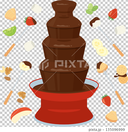 巧克力噴泉 135096999