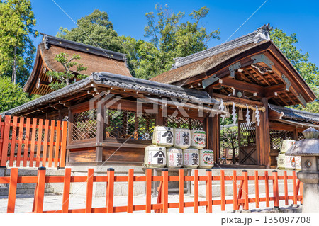 織田信長公を祀る建勲神社(通称:建勲さん)旧称健織田社 神門 京都市北区紫野北舟岡町 織田信長公を祀る建勲神社(通称:建勲さん)旧称健織田社 神門 京都市北区紫野北舟岡町 135097708