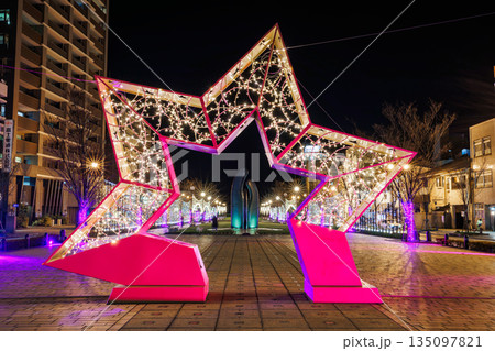 2025年初登場！ スターゲートが輝く みなと大通り公園イルミネーション 135097821