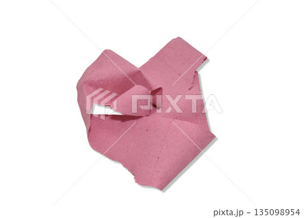 Toilet paper is red. Toilet paper is red. 135098954