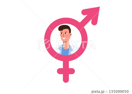 Sexologist consultation icon,  psychological sexual problems and health. Vector illustration. 135099050