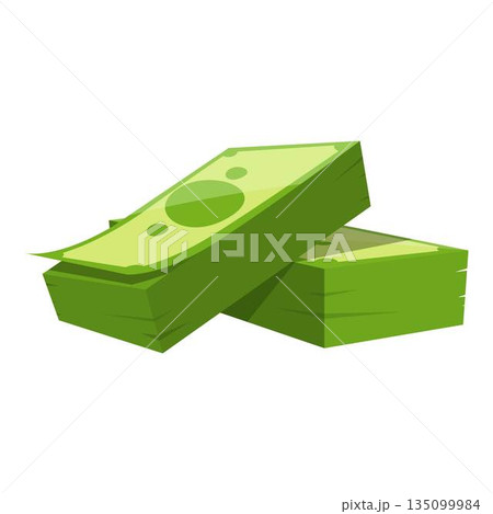 Bank cash finance icon, cartoon style 135099984