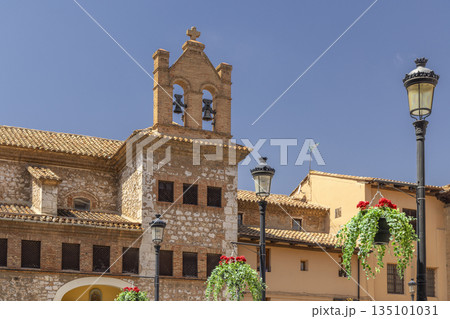 Bell tower of ancient church in Teruel, Spain Bell tower of ancient church in Teruel, Spain 135101031