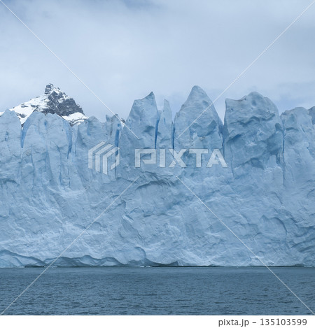 Perito Moreno Glacier, Los Glaciares National Park, Santa Cruz Province, Patagonia Argentina. Perito Moreno Glacier, Los Glaciares National Park, Santa Cruz Province, Patagonia Argentina. 135103599