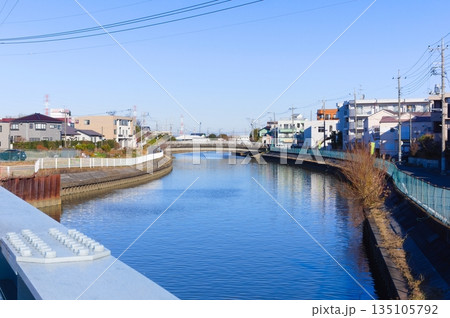 埼玉県三郷市大場川2026年1月 135105792