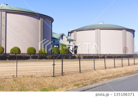 埼玉県越谷市越谷松伏水道企業団西部配水場周辺2026年1月 埼玉県越谷市越谷松伏水道企業団西部配水場周辺2026年1月 135106371