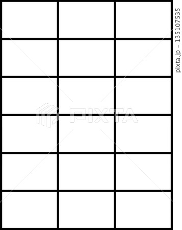 四角いブロックのフレーム 四角いブロックのフレーム 135107535