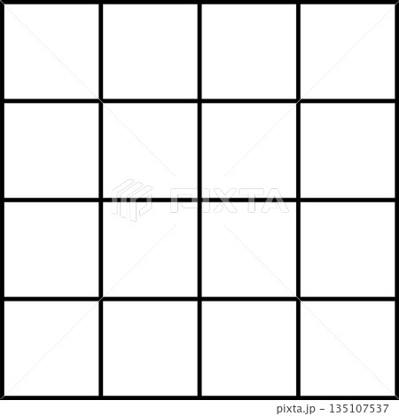 四角いブロックのフレーム 四角いブロックのフレーム 135107537