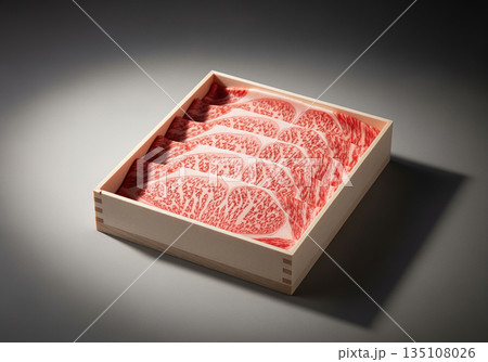 霜降り牛肉 135108026