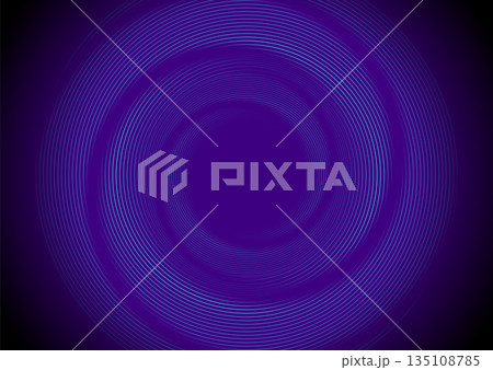 Blue and violet shiny linear twisted circles abstract futuristic tech background Blue and violet shiny linear twisted circles abstract futuristic tech background 135108785