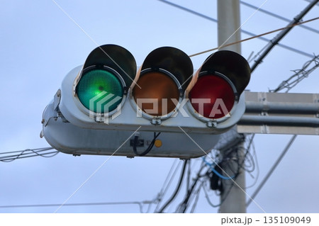 交通信号機 135109049