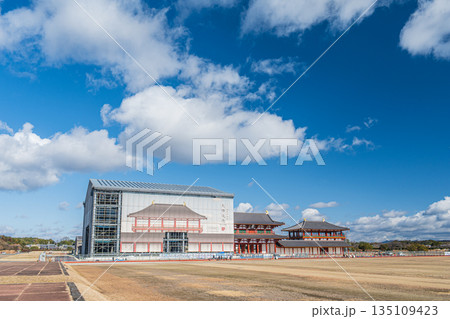 国営平城宮跡歴史公園　第一次大極殿南門復元工事　奈良市 135109423