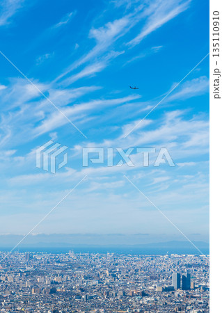 信貴生駒スカイラインから眺める大阪平野の風景 135110910