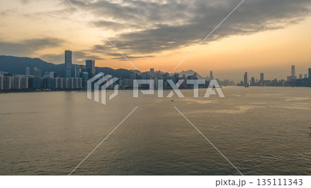 Jan 4 2026 Kwun Tong Tsai Hong Kong Harbour Urban View 135111343