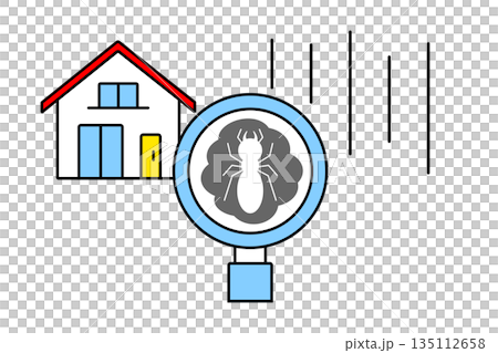 用放大鏡在房子裡發現白蟻的圖片說明 135112658