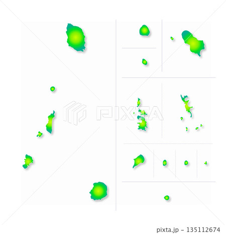 東京都の離島地図 東京都の離島地図 135112674