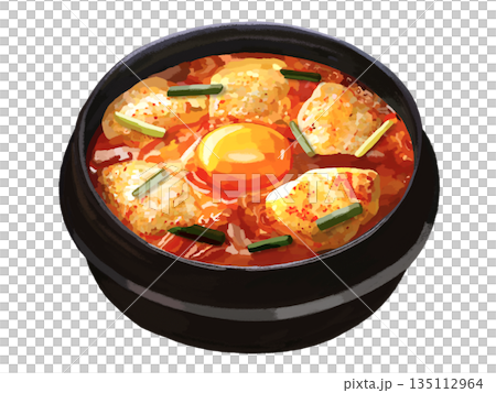 Sundubu soup  135112964