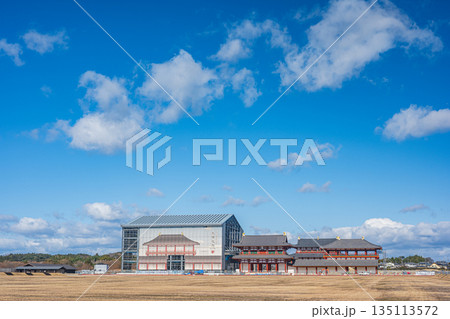 国営平城宮跡歴史公園 第一次大極殿南門復元工事 奈良市 国営平城宮跡歴史公園 第一次大極殿南門復元工事 奈良市 135113572