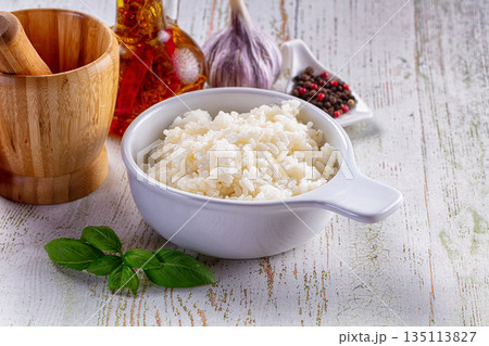 Steamed white rice in the bowl Steamed white rice in the bowl 135113827