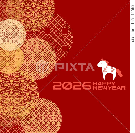 chinese background with fish 135114565