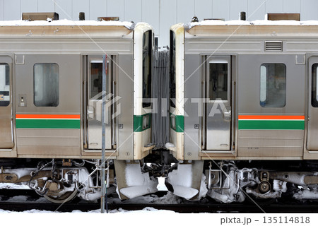 719系5000番台電車の連結面 135114818