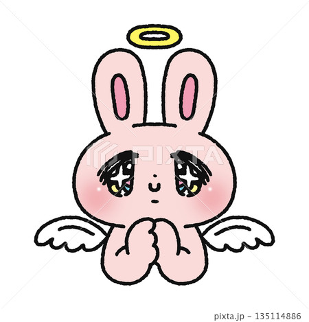 ゆめかわ天使なウサギ ゆめかわ天使なウサギ 135114886