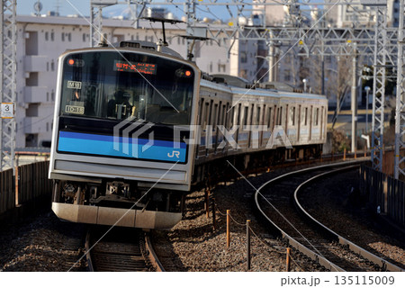 仙石線を走る205系3100番台普通電車4両 仙石線を走る205系3100番台普通電車4両 135115009