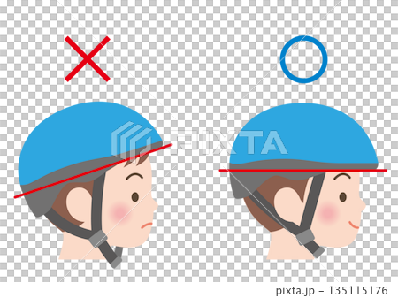 如何正確配戴自行車頭盔 135115176