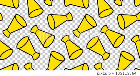 Seamless background image of a megaphone. Seamless background image of a megaphone. 135115564