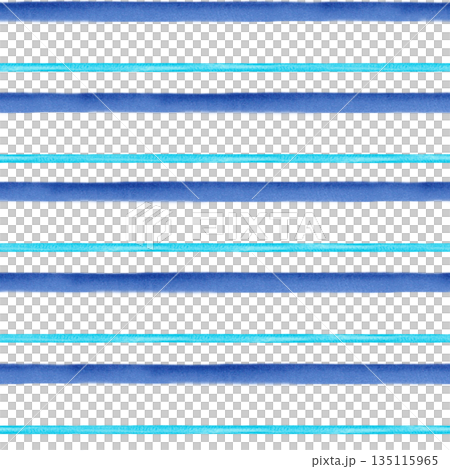 A seamless pattern with blue and turquoise stripes. This hand-drawn watercolor illustration is perfect for swimming pool decor, children's rooms, and themed party designs. A seamless pattern with blue and turquoise stripes. This hand-drawn watercolor illustration is perfect for swimming pool decor, children's rooms, and themed party designs. 135115965