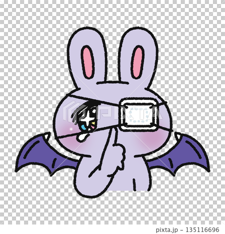 病みかわ悪魔なウサギ 135116696