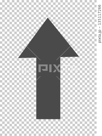 Up arrow icon gray transparent PNG simple direction mark 135117266
