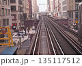 Chicago downtown railway 135117512