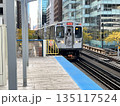 Chicago downtown railway 135117524