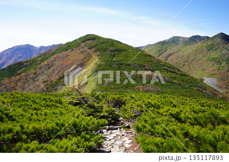 秋の東大雪山～ユニ石狩岳より 135117893
