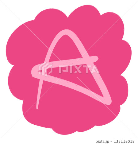 A Alphabet Hand Drawn Style And Colorful Design Font Design A Alphabet Isolated 135118018