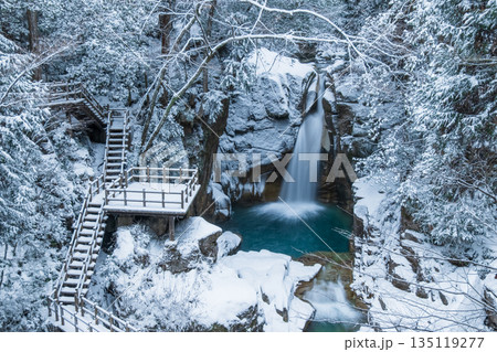 夕森渓谷(冬):竜神の滝 夕森渓谷(冬):竜神の滝 135119277