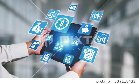 Modern accounting technology for digital finance Spire 135119433