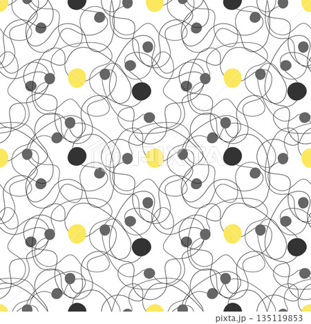 Abstract pattern with chemical or physical structures and elements, linear amorphous cells with nuclei or molecules. Abstract pattern with chemical or physical structures and elements, linear amorphous cells with nuclei or molecules. 135119853